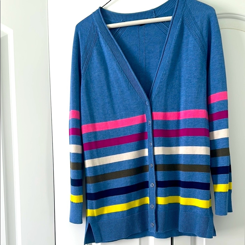 Talbots  GIRLFRIEND CARDIGAN - STRIPE